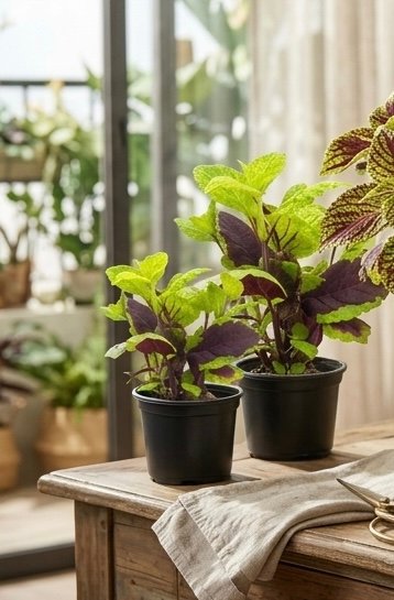 Alternative view of Coleus Pineapple Surprise نبات السجاد